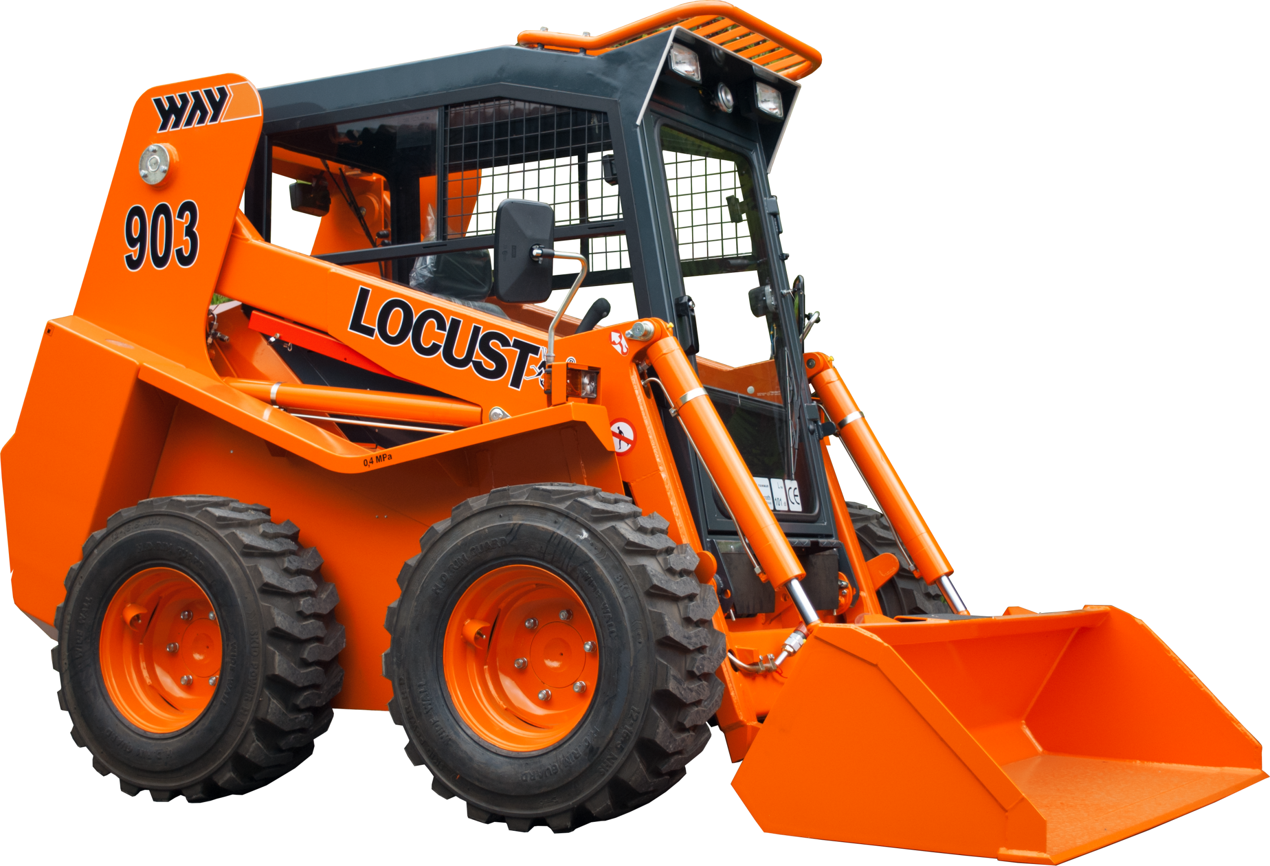 Мини-погрузчик LOCUST L903, радиальный тип подъёма